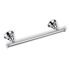 Towel Bar - Chrome, 14 inch, Modern, Brass
